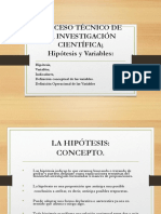 TEMA IV Hipótesis y Variables