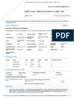 Gmail - Booking Confirmation On IRCTC, Train - 12432, 02-Jun-2019, 1A, NZM - TCR