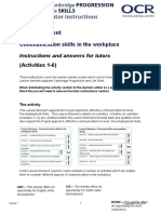 Effective Communication For Work Pre Employment Skills Lesson Element Communication Skills in The Workplace