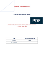 Different Types of Elisa Test: A Biology Investigatory Report