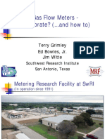 NG Flow Meters Why Calibrate Terry Grimley