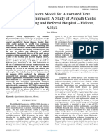 Reminder System Model For Automated Text Messaging Appointment: A Study of Ampath Centre of MOI Teaching and Referral Hospital - Eldoret, Kenya