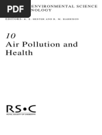 Air Pollution and Health: Issues in Environmental Science and Technology