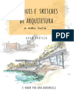 E-Book Croquis e Sketches de Arquitetura A Mao Livre