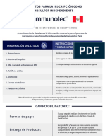 Requisitos para Inscripcion Como Consultor Independiente PDF