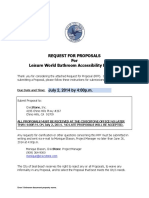 RFP - LW Fiscal Year 14-15