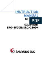 MFHF - SRG-150DN - 250DN Instruction Manual (영문)