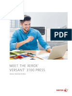 Meet The Xerox Versant 3100 PRESS: Advance. Automate. Do More