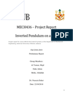 Inverted Pendulum Project