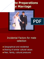 Dating and Mate Selection