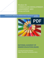 Curriculum Development Assessment and Ev PDF