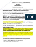 Acta Conexa A La Matricula Del Educando.