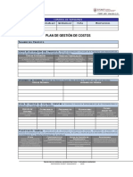 FGPR - 140 - 01 - Plan de Gestión de Costos