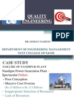 Quality Engineering: Department of Engineering Management Nust College of E&Me