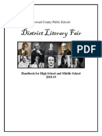 District Literary Fair: Broward County Public Schools