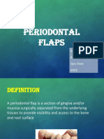 Periodontal Flaps: DR Sadia Tabassum Asst Prof Optv Dent JMDC