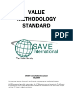 Value Methodology Standard: DRAFT Consultation Document July 2005