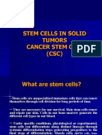 Stem Cells in Solid Tumors Cancer Stem Cell (CSC)