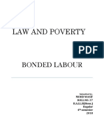 Law and Poverty: Bonded Labour