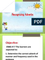 Recognizing Adverbs