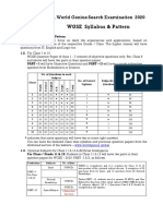 Syllabus Pattern