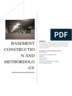 Basement Constructio N and Methordolo GY