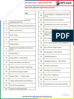 Crack High Level - English Language Questions 2019 - Sample PDF