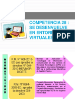 Competencia 28 Se Desenvuelve en Entornos Virtuales