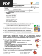 Prova de Ciencias Segundo Bimestre 2019