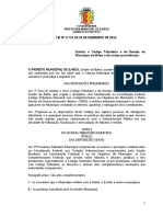 Lei 3.723 de 26 de Dezembro de 2014 - Código Tributário Com Tabela