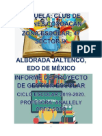 Informe de Proyecto Escolar ANALLELY