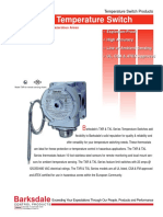 TXR, TXL Temperature Switch