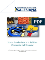 Hacia Donde Debe Ir La Politica Comercial Del Ecuador