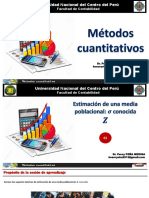 05 Estimacion de Una Media Poblacional Des. Est. Pob. Conocida Z