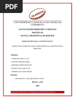 El Codigo Procesal Constitucional Peruano y Su Estructura Normativa