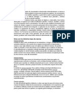 LA CIENCIA Es El Conjunto de Conocimientos Estructurados Sistemáticamente