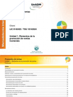 U1. Elementos de La Promocion de Ventas - Contenido PDF