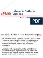 Basic Root Cause Problem Solving Spanish