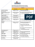 UNIMAS 2019/2020 Academic Calendar