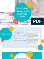 Actividades Instrumentales de La Vida Diaria