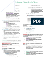 Earth and Life Science (Notes For Finals)