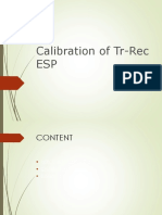 Calibration of Tr-Rec ESP