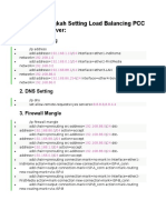 Langkah-Langkah Setting Load Balancing PCC 2 ISP + Fail Over