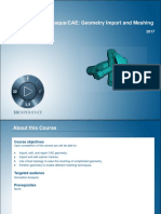 Abaqus CAE Geometry Import and Meshing