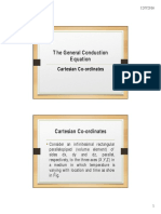 General Conduction Equation - Cartesian Coordinates