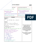 Differential Equation - Examples of Coefficients Linear in Two Variables