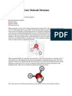 Water Molecule Structure