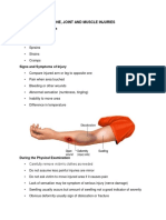 Bone, Joint and Muscle Injuries