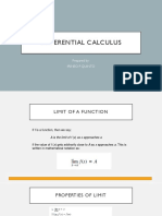 Differential Calculus