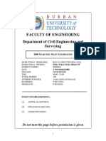 Faculty of Engineering Department of Civil Engineering and Surveying